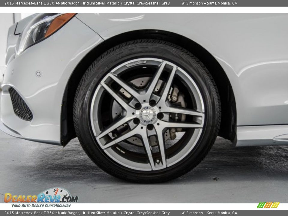 2015 Mercedes-Benz E 350 4Matic Wagon Iridium Silver Metallic / Crystal Grey/Seashell Grey Photo #8