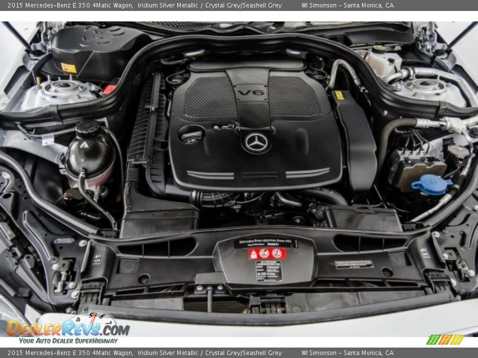 2015 Mercedes-Benz E 350 4Matic Wagon Iridium Silver Metallic / Crystal Grey/Seashell Grey Photo #9