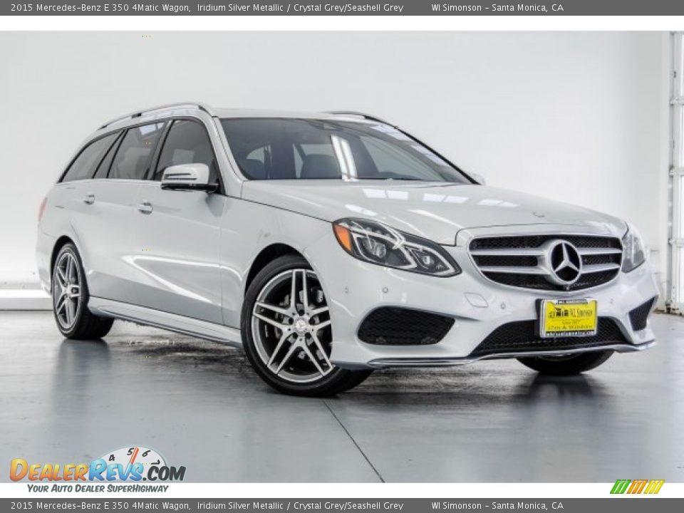 2015 Mercedes-Benz E 350 4Matic Wagon Iridium Silver Metallic / Crystal Grey/Seashell Grey Photo #12
