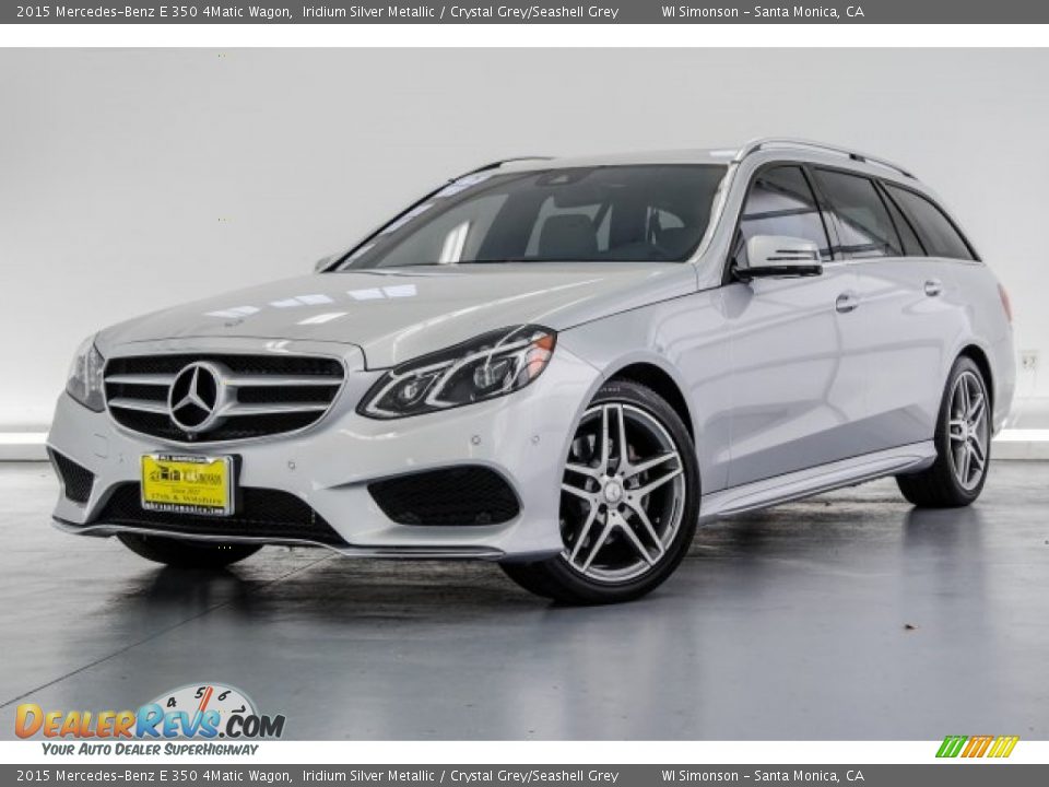 2015 Mercedes-Benz E 350 4Matic Wagon Iridium Silver Metallic / Crystal Grey/Seashell Grey Photo #14