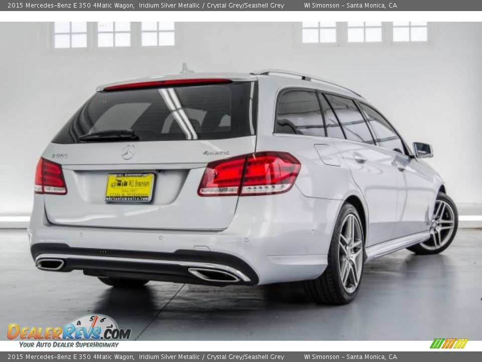 2015 Mercedes-Benz E 350 4Matic Wagon Iridium Silver Metallic / Crystal Grey/Seashell Grey Photo #16