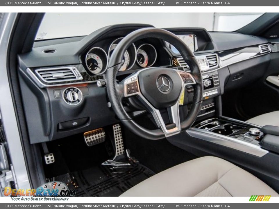 2015 Mercedes-Benz E 350 4Matic Wagon Iridium Silver Metallic / Crystal Grey/Seashell Grey Photo #21