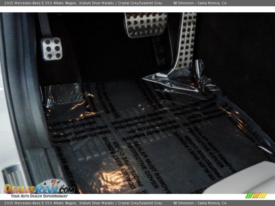 2015 Mercedes-Benz E 350 4Matic Wagon Iridium Silver Metallic / Crystal Grey/Seashell Grey Photo #22