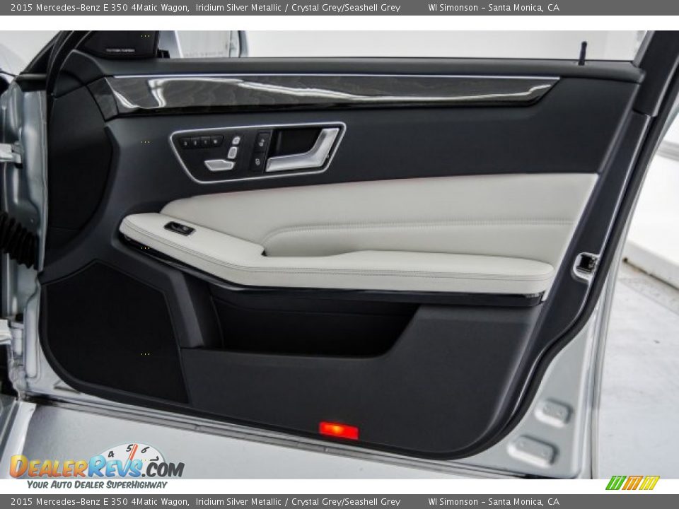 2015 Mercedes-Benz E 350 4Matic Wagon Iridium Silver Metallic / Crystal Grey/Seashell Grey Photo #28