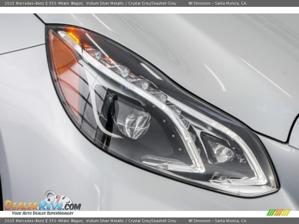 2015 Mercedes-Benz E 350 4Matic Wagon Iridium Silver Metallic / Crystal Grey/Seashell Grey Photo #30