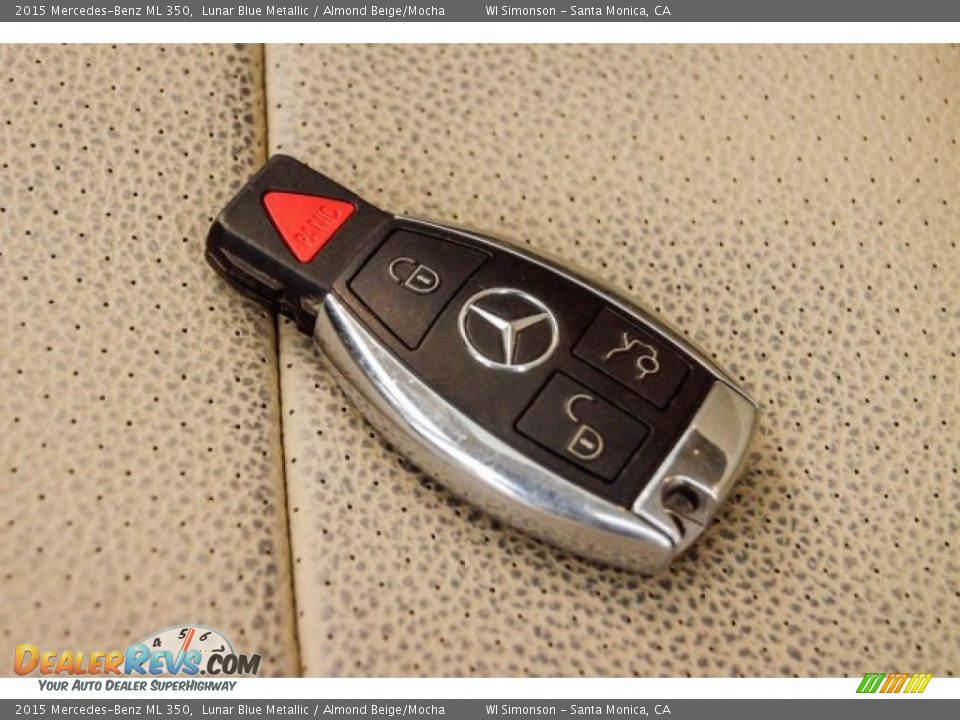 2015 Mercedes-Benz ML 350 Lunar Blue Metallic / Almond Beige/Mocha Photo #11