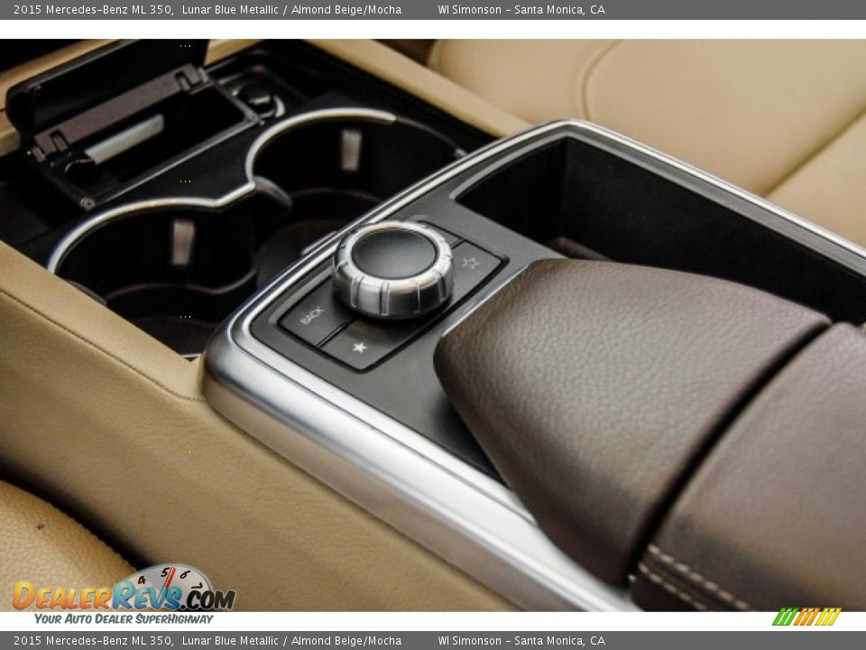 2015 Mercedes-Benz ML 350 Lunar Blue Metallic / Almond Beige/Mocha Photo #20
