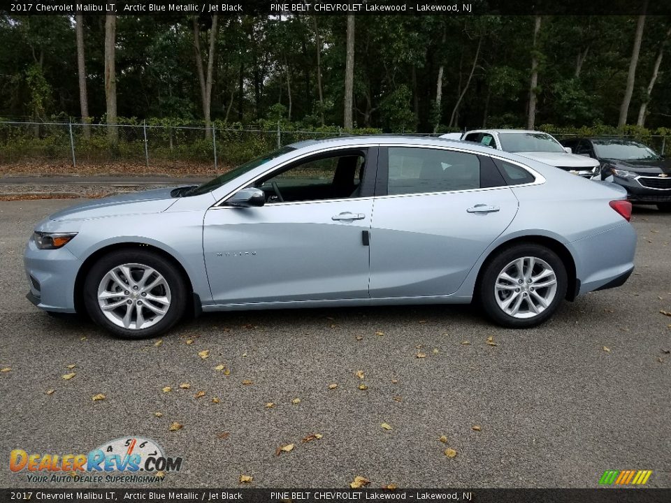 2017 Chevrolet Malibu LT Arctic Blue Metallic / Jet Black Photo #3