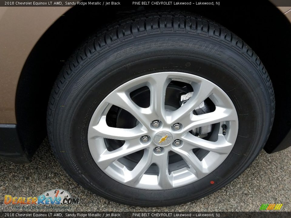 2018 Chevrolet Equinox LT AWD Sandy Ridge Metallic / Jet Black Photo #2