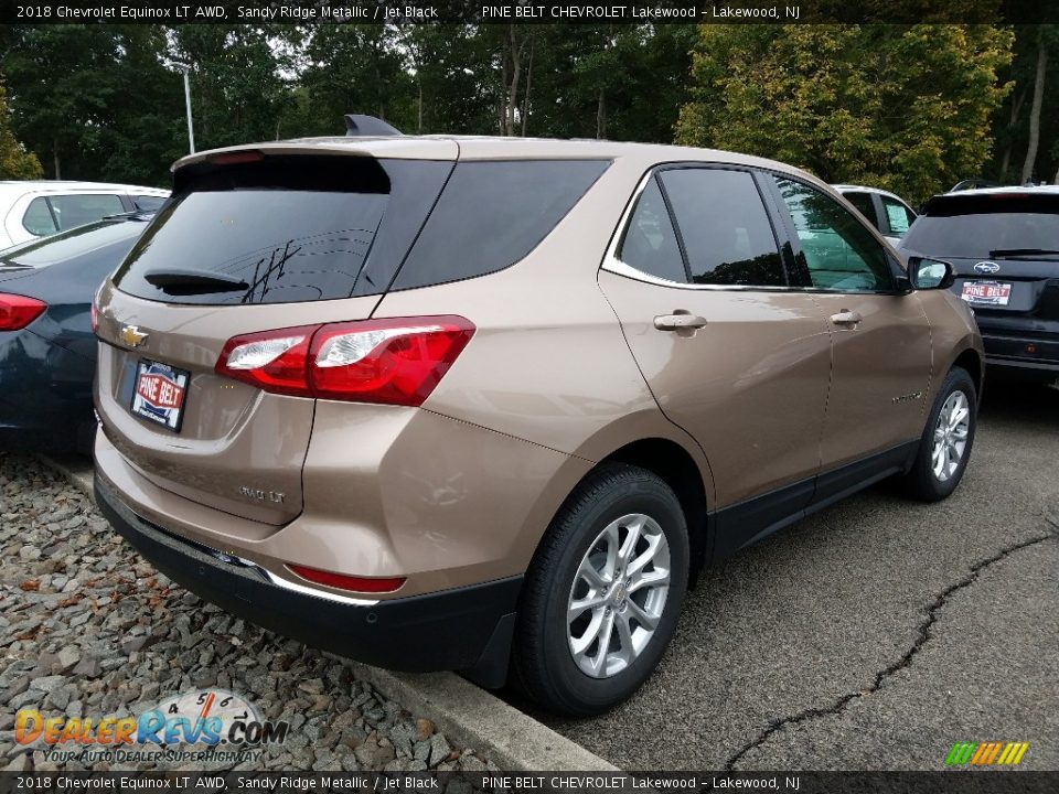 2018 Chevrolet Equinox LT AWD Sandy Ridge Metallic / Jet Black Photo #3