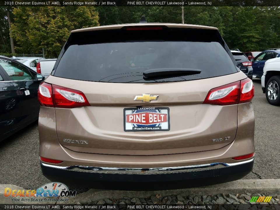 2018 Chevrolet Equinox LT AWD Sandy Ridge Metallic / Jet Black Photo #4