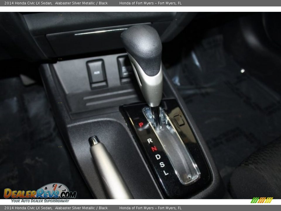 2014 Honda Civic LX Sedan Alabaster Silver Metallic / Black Photo #20