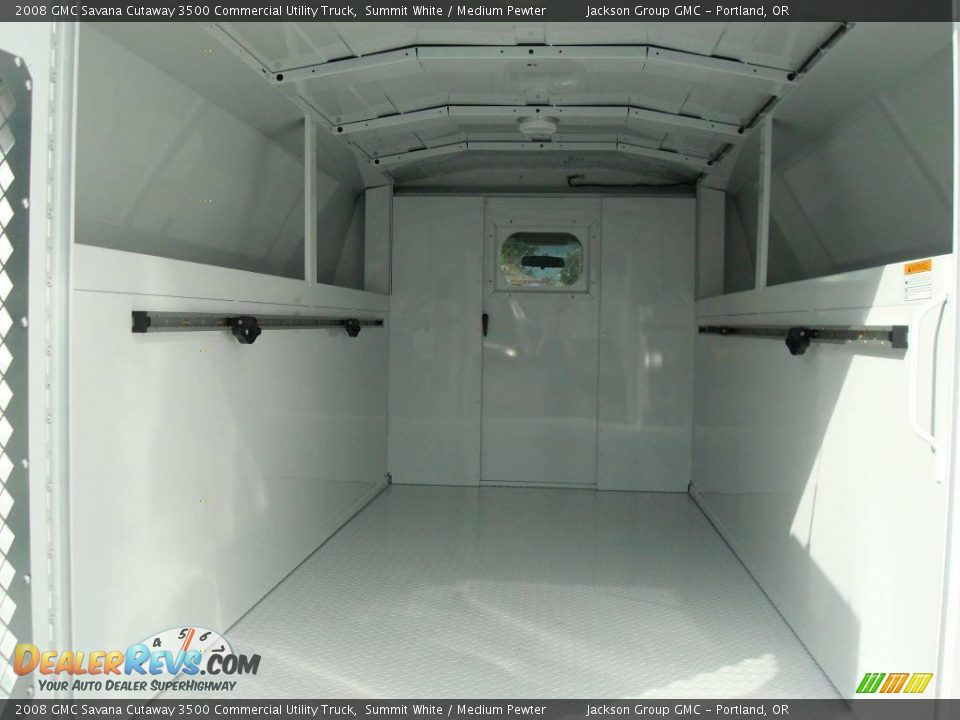 2008 GMC Savana Cutaway 3500 Commercial Utility Truck Summit White / Medium Pewter Photo #7