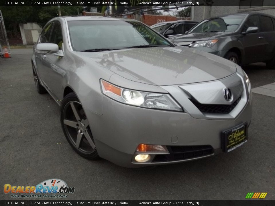 2010 Acura TL 3.7 SH-AWD Technology Palladium Silver Metallic / Ebony Photo #1