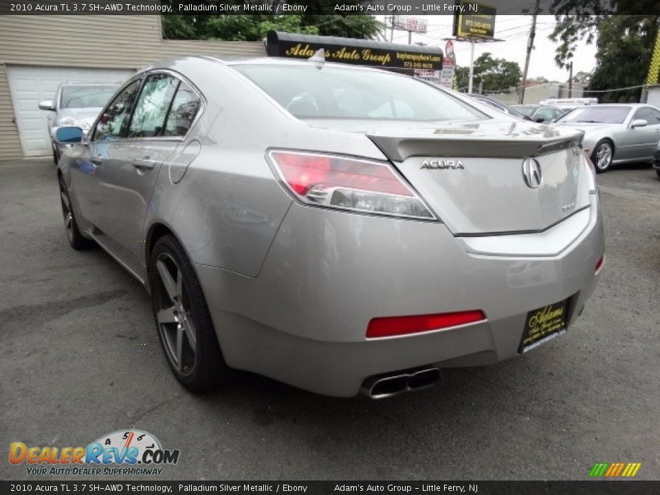 2010 Acura TL 3.7 SH-AWD Technology Palladium Silver Metallic / Ebony Photo #4