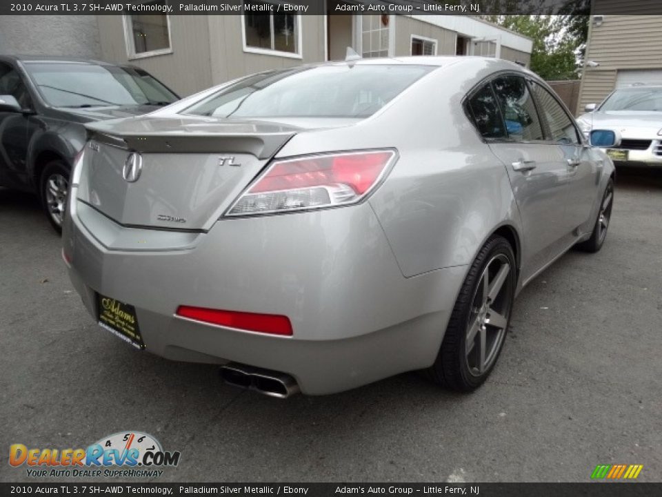2010 Acura TL 3.7 SH-AWD Technology Palladium Silver Metallic / Ebony Photo #6