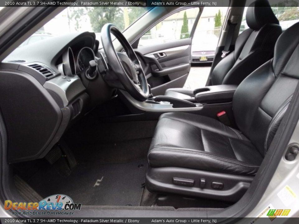 2010 Acura TL 3.7 SH-AWD Technology Palladium Silver Metallic / Ebony Photo #11