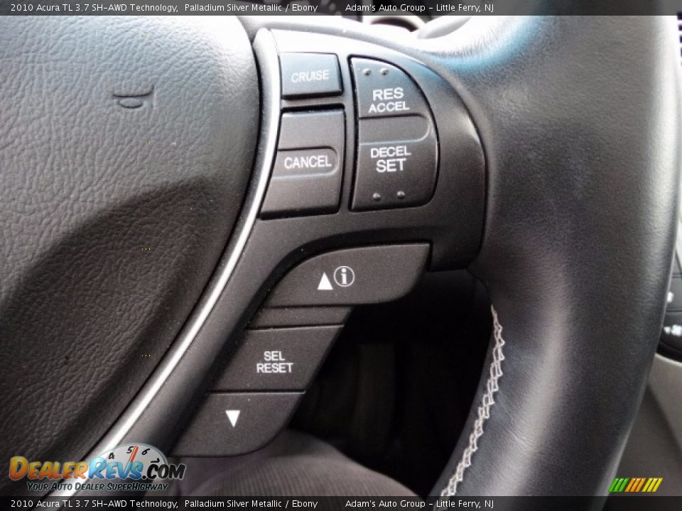 2010 Acura TL 3.7 SH-AWD Technology Palladium Silver Metallic / Ebony Photo #22