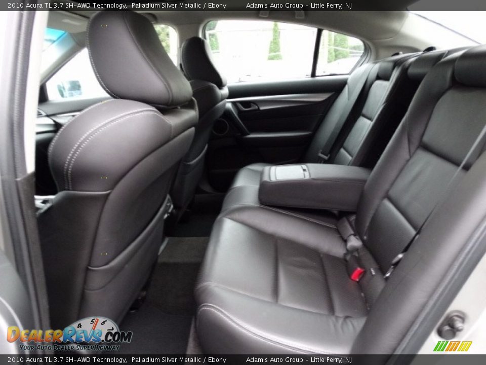 2010 Acura TL 3.7 SH-AWD Technology Palladium Silver Metallic / Ebony Photo #25