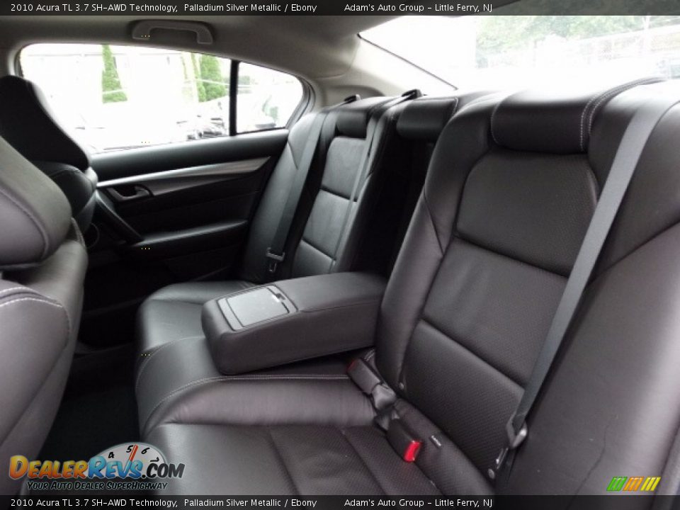 2010 Acura TL 3.7 SH-AWD Technology Palladium Silver Metallic / Ebony Photo #26