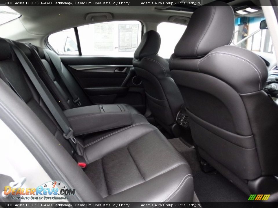 2010 Acura TL 3.7 SH-AWD Technology Palladium Silver Metallic / Ebony Photo #31