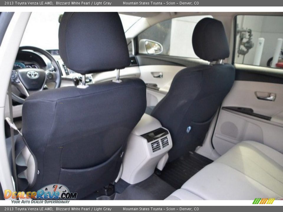 2013 Toyota Venza LE AWD Blizzard White Pearl / Light Gray Photo #19