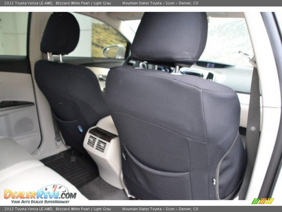 2013 Toyota Venza LE AWD Blizzard White Pearl / Light Gray Photo #20