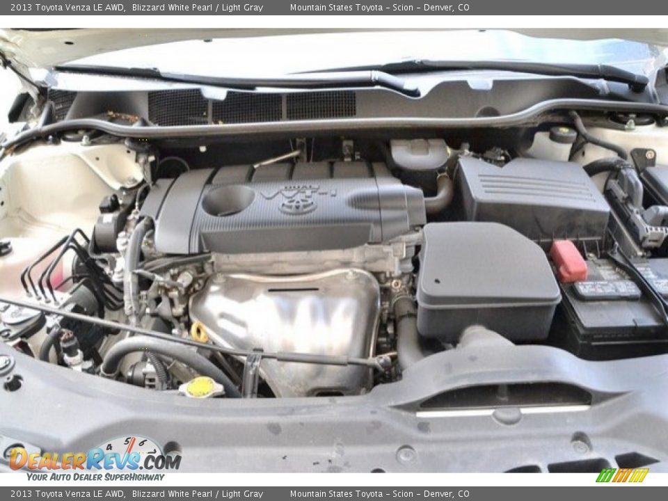 2013 Toyota Venza LE AWD Blizzard White Pearl / Light Gray Photo #27