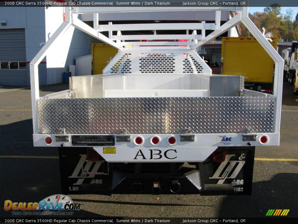 2008 GMC Sierra 3500HD Regular Cab Chassis Commercial Summit White / Dark Titanium Photo #2