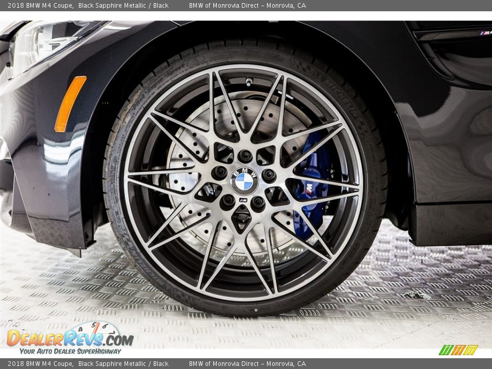 2018 BMW M4 Coupe Black Sapphire Metallic / Black Photo #9