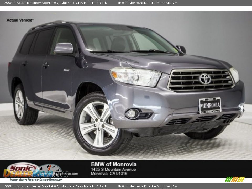 2008 Toyota Highlander Sport 4WD Magnetic Gray Metallic / Black Photo #1