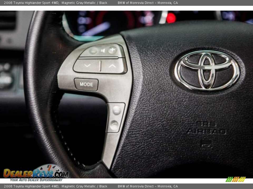 2008 Toyota Highlander Sport 4WD Magnetic Gray Metallic / Black Photo #17