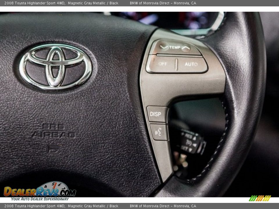 2008 Toyota Highlander Sport 4WD Magnetic Gray Metallic / Black Photo #18