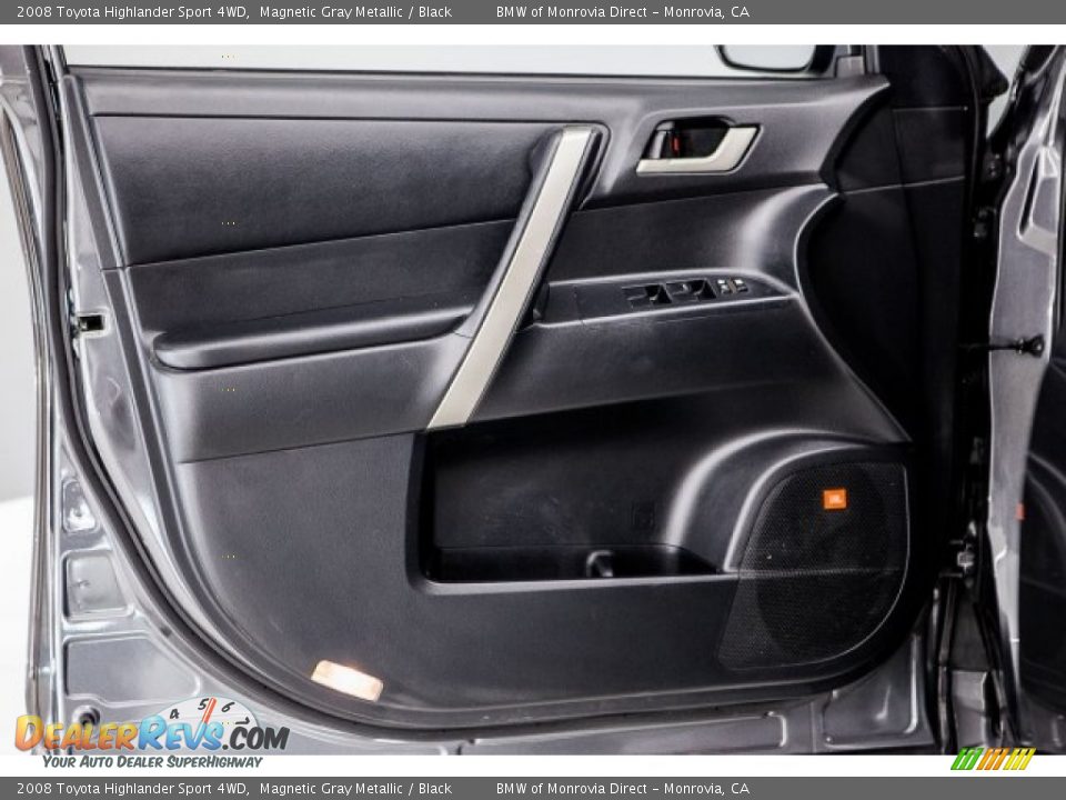 2008 Toyota Highlander Sport 4WD Magnetic Gray Metallic / Black Photo #22