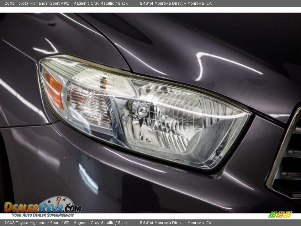 2008 Toyota Highlander Sport 4WD Magnetic Gray Metallic / Black Photo #28