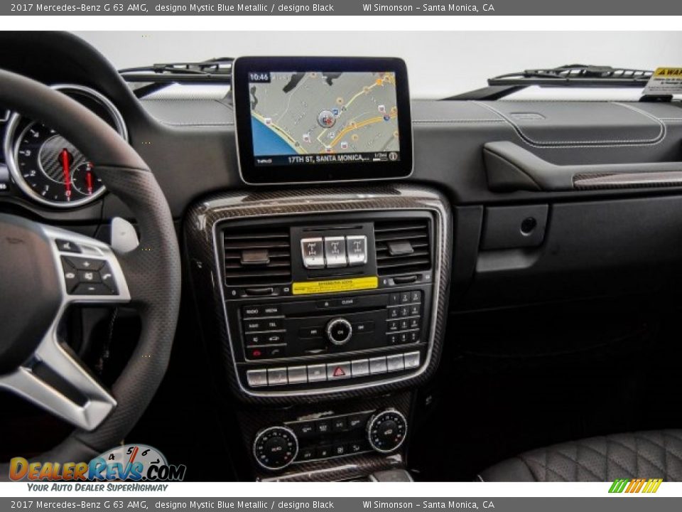 2017 Mercedes-Benz G 63 AMG designo Mystic Blue Metallic / designo Black Photo #5
