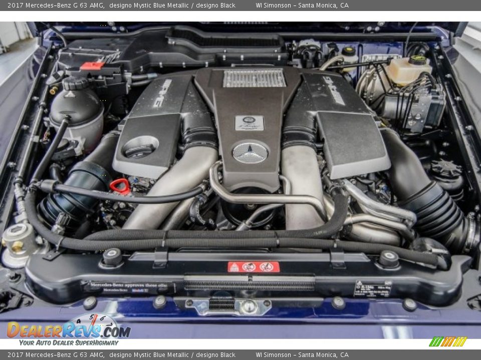 2017 Mercedes-Benz G 63 AMG 5.5 Liter AMG biturbo DOHC 32-Valve VVT V8 Engine Photo #8