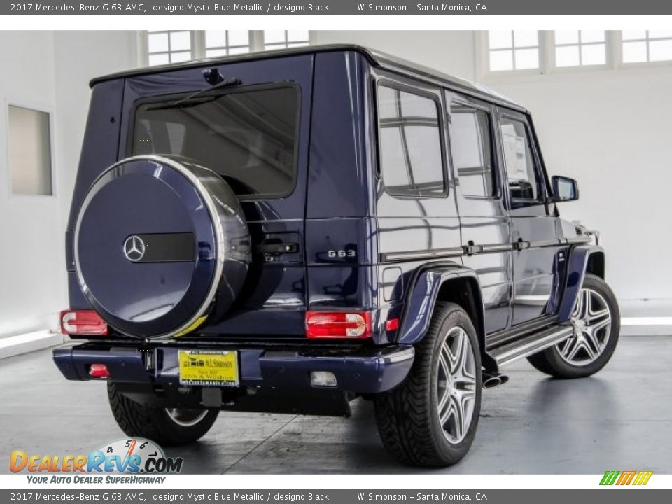 2017 Mercedes-Benz G 63 AMG designo Mystic Blue Metallic / designo Black Photo #17