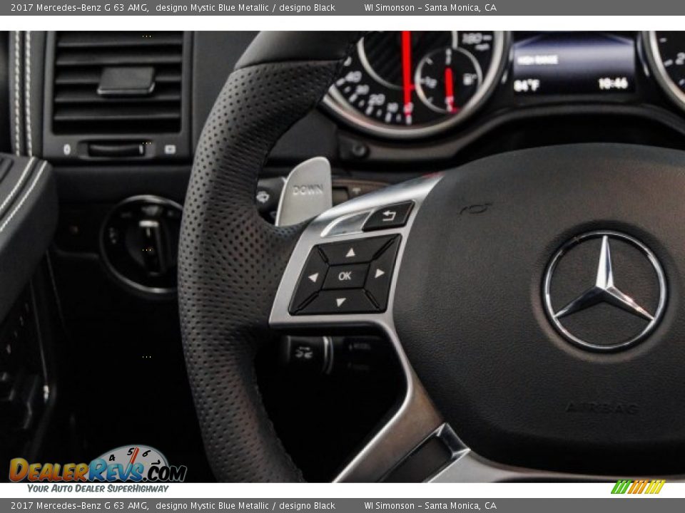 2017 Mercedes-Benz G 63 AMG designo Mystic Blue Metallic / designo Black Photo #19