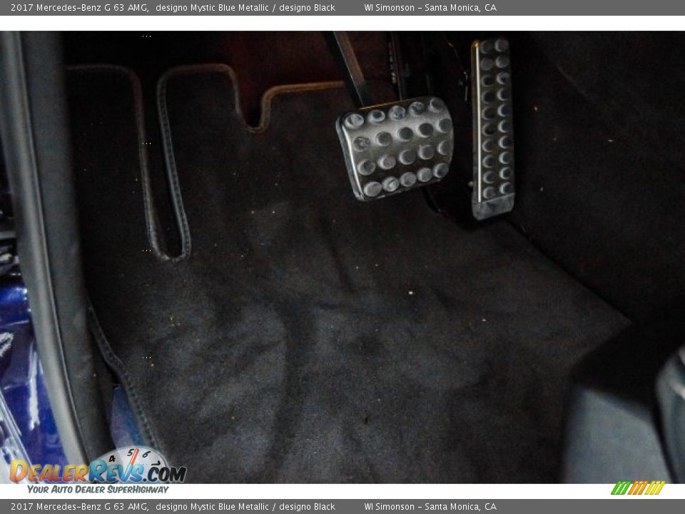 2017 Mercedes-Benz G 63 AMG designo Mystic Blue Metallic / designo Black Photo #23