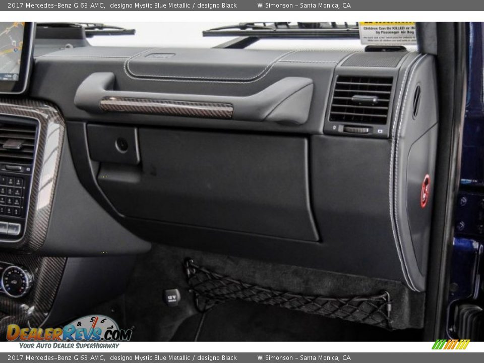 2017 Mercedes-Benz G 63 AMG designo Mystic Blue Metallic / designo Black Photo #27