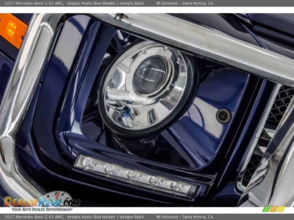 2017 Mercedes-Benz G 63 AMG designo Mystic Blue Metallic / designo Black Photo #31