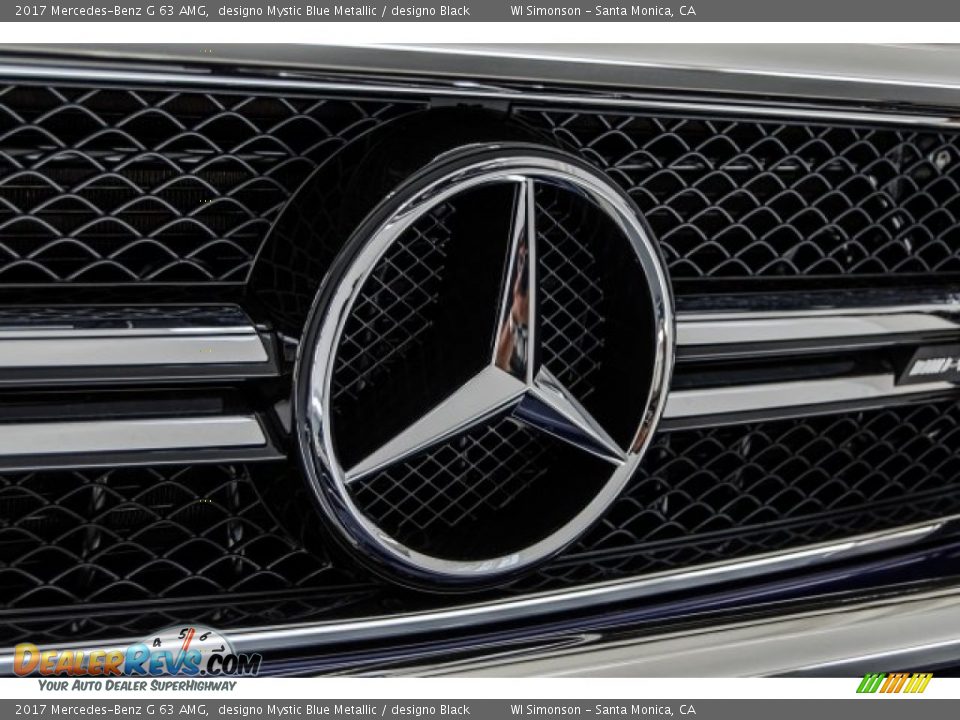 2017 Mercedes-Benz G 63 AMG designo Mystic Blue Metallic / designo Black Photo #32