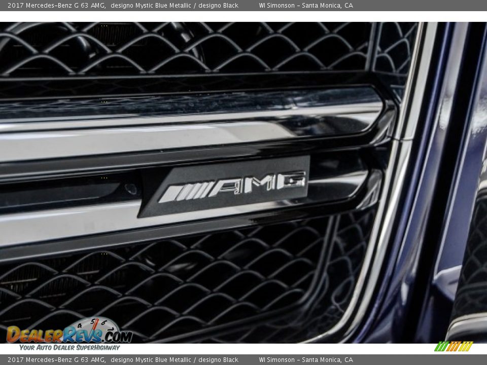 2017 Mercedes-Benz G 63 AMG designo Mystic Blue Metallic / designo Black Photo #33