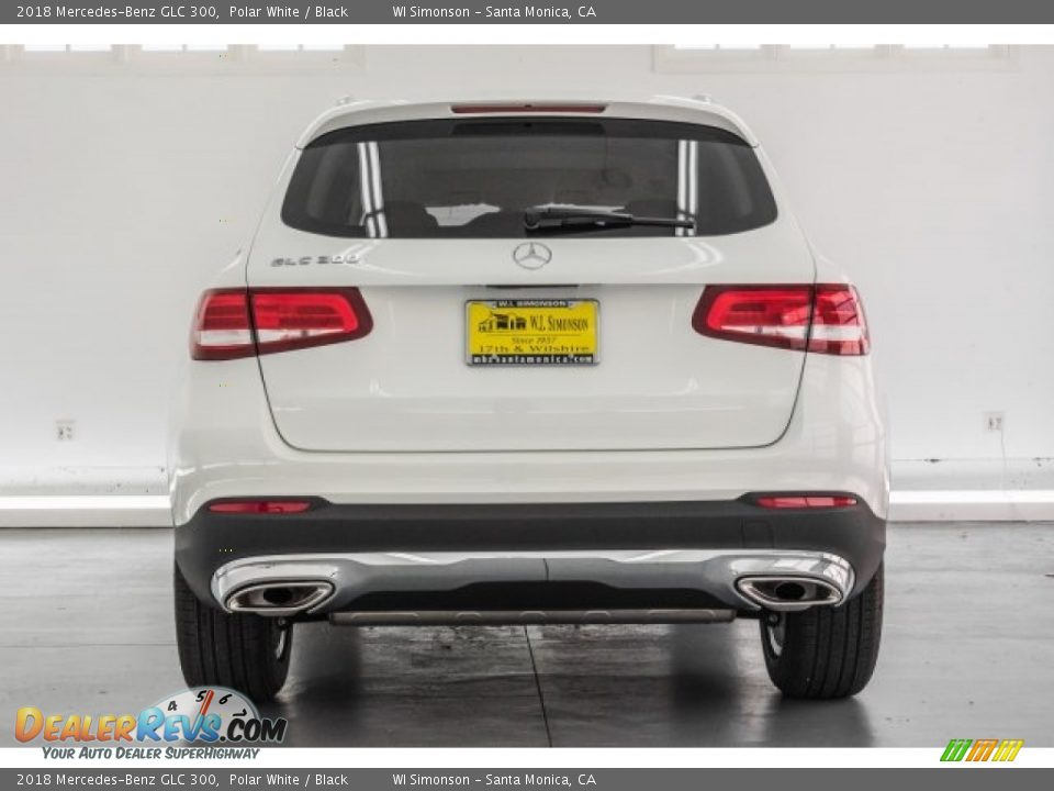2018 Mercedes-Benz GLC 300 Polar White / Black Photo #4