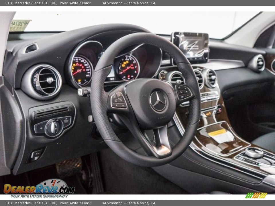2018 Mercedes-Benz GLC 300 Polar White / Black Photo #5