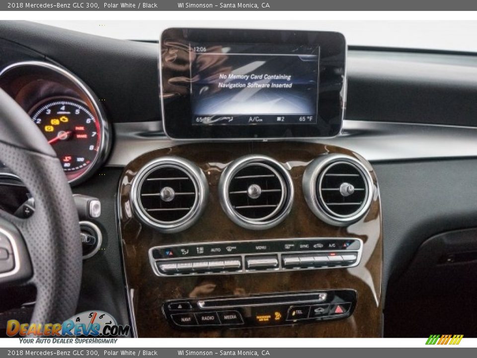 2018 Mercedes-Benz GLC 300 Polar White / Black Photo #7