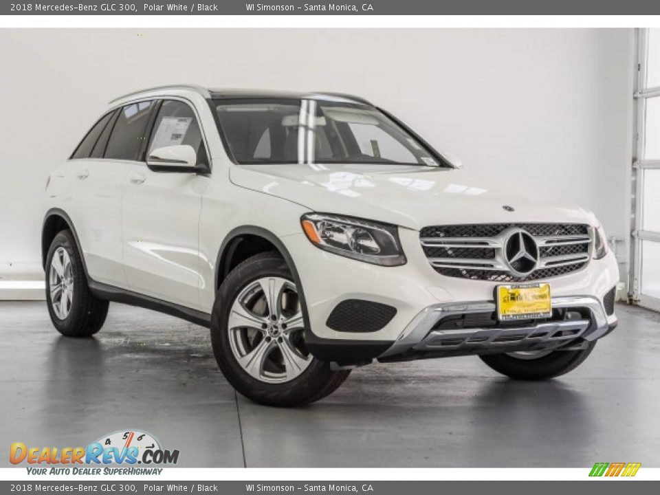 2018 Mercedes-Benz GLC 300 Polar White / Black Photo #12
