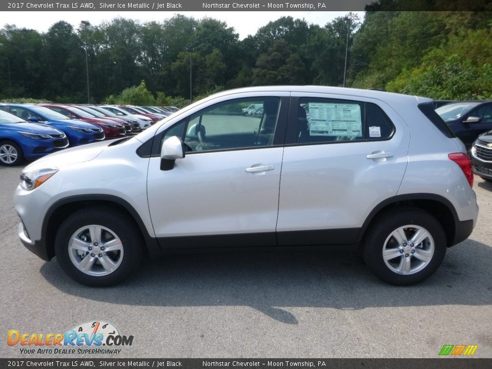 2017 Chevrolet Trax LS AWD Silver Ice Metallic / Jet Black Photo #2