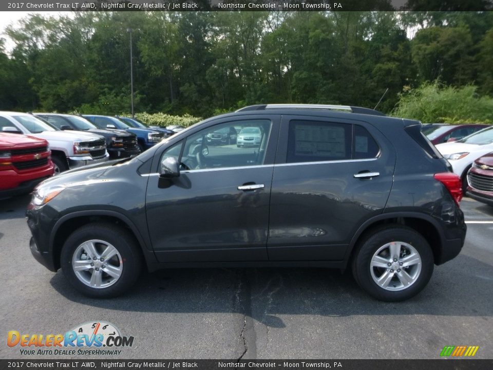 2017 Chevrolet Trax LT AWD Nightfall Gray Metallic / Jet Black Photo #2
